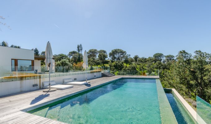Comporta Portugal Villa Holiday Rental with infinity pool on the hills of Grandola overlooking the sea, Lisbon Coast