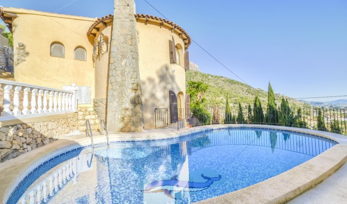 Villa to rent in Calpe private pool Alicante (Costa Blanca)