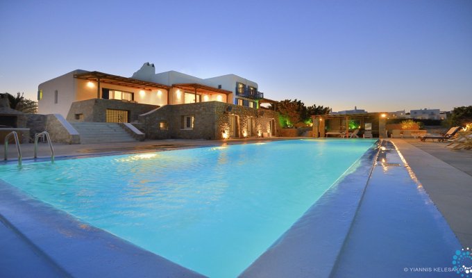 Mykonos Luxury villa vacation rentals with private pool beachfront