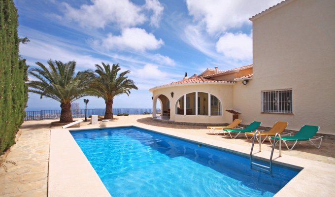 Villa to rent in Calpe  private pool Alicante (Costa Blanca)