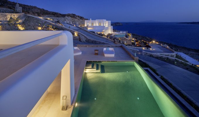 Greece Mykonos seaview villa vacation rentals private pool