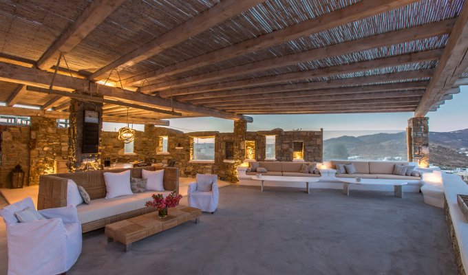 Greece Mykonos seaview villa vacation rentals private pool