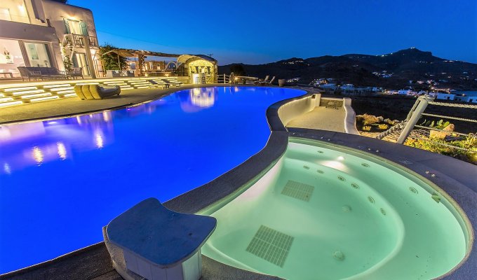 Greece Mykonos seaview villa vacation rentals private pool