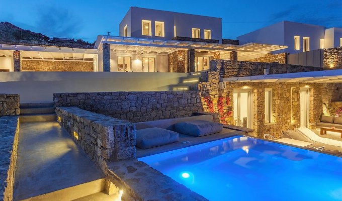 Greece Mykonos Seaview Villa Vacation rentals private pool 