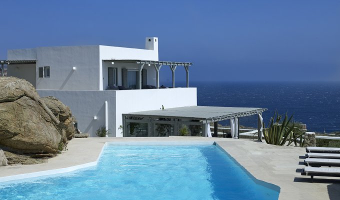 Greece Mykonos Seaview Villa Vacation rentals with private pool