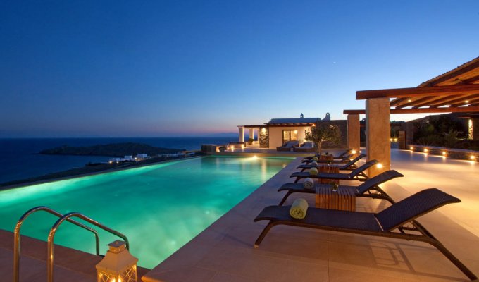 Greece Mykonos Seaview Villa Vacation rentals with private pool 