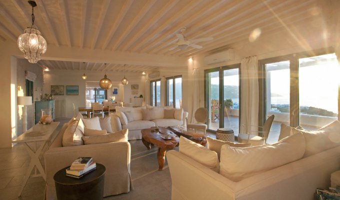 Greece Mykonos Seaview Villa Vacation rentals with private pool 