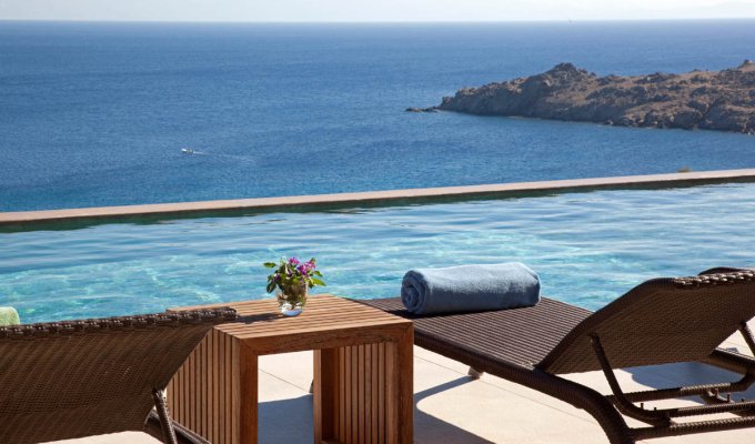 Greece Mykonos Seaview Villa Vacation rentals with private pool 