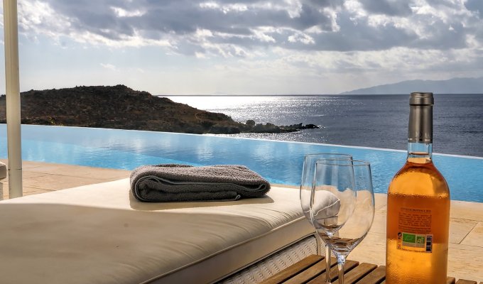 Greece Mykonos Seaview Villa Vacation rentals with private pool