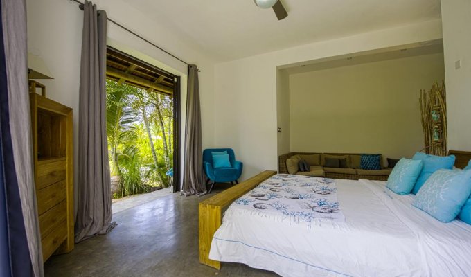 Mauritius beachfront villa rentals close to Belle Mare private pool