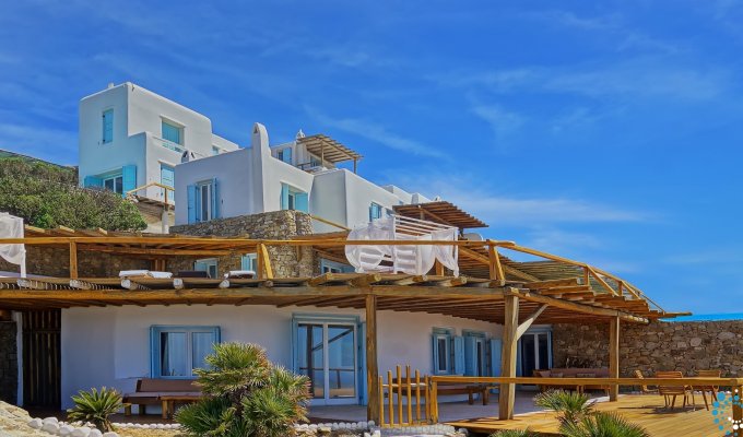 Greece villa vacation rentals in Mykonos incredible view of Aegean Sea