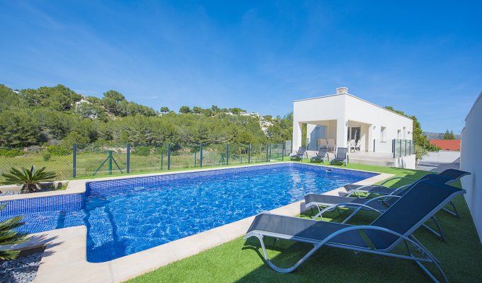 MORAIRA Rental villa private pool Alicante (Costa Blanca)