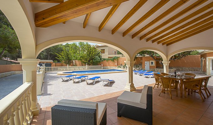 MORAIRA Villa rentals private pool Alicante Costa Blanca