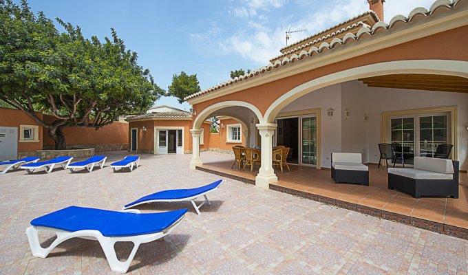 MORAIRA Villa rentals private pool Alicante Costa Blanca