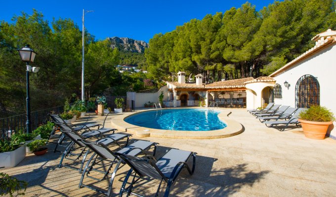 CALPE Rental villa private pool Alicante Costa Blanca