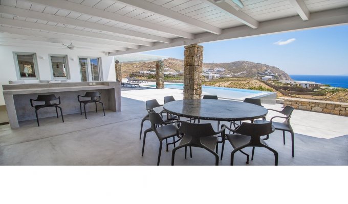 Greece Villa Vacation rentals Mykonos with pool and 300m from the beautiful Elia beach