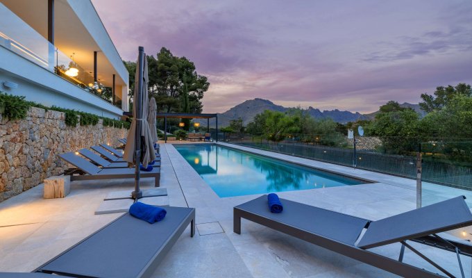 Majorca Luxury villa rental with heated swimming pool and view of the bay,Port Pollensa (Balearic Islands)