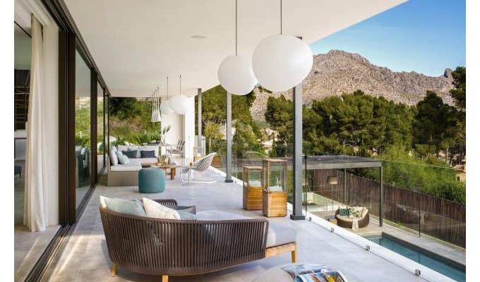 Majorca Luxury villa rental with heated swimming pool and view of the bay,Port Pollensa (Balearic Islands)