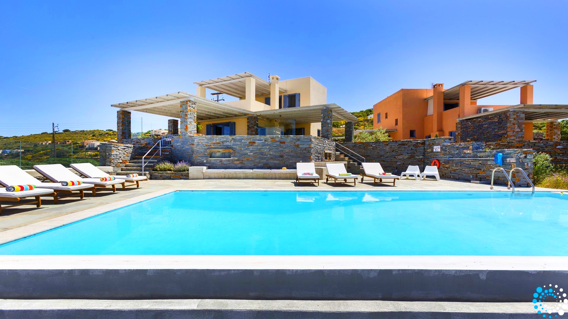 Greece Villa Vacation Rentals On Kea Island For Group Up 20 1 - 
