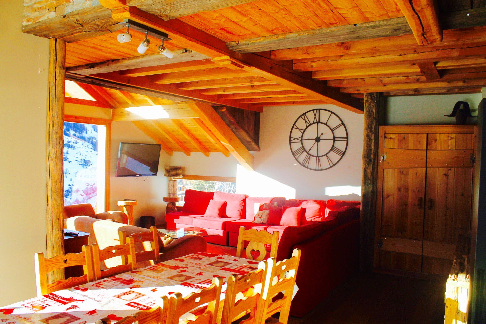 Vars Luxury Chalet Rentals ski slopes indoor pool spa