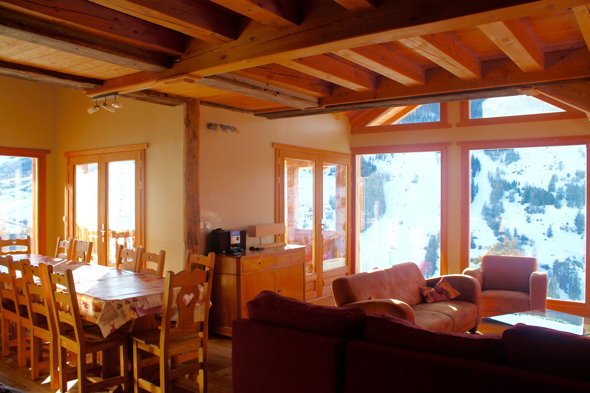 Vars Luxury Chalet Rentals ski slopes spa
