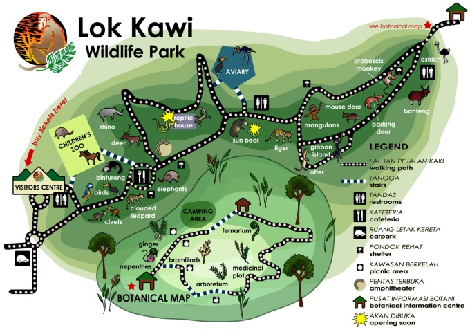 Malaysia Borneo Sabah With Lok Kawi Wildlife Park