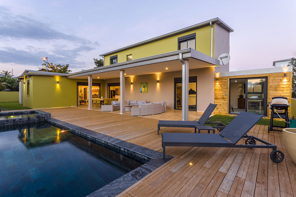 St pierre Villa Rentals with pool and Jacuzzi Reunion Island