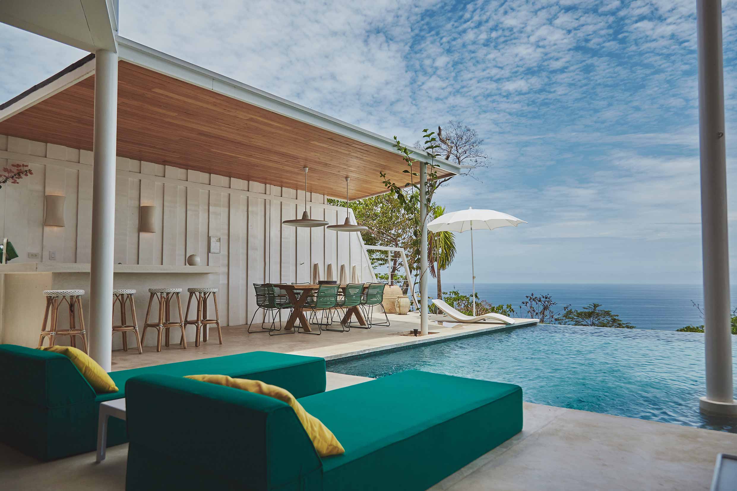 Costa Rica villa vacation rentals Pacific Coast Santa Teresa 3 bedroom