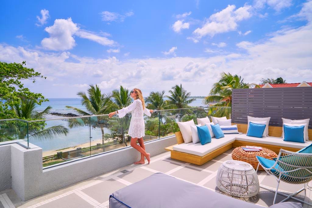 Image showcasing Mauritius beachfront Penthouses rentals in Trou aux Biches with ...