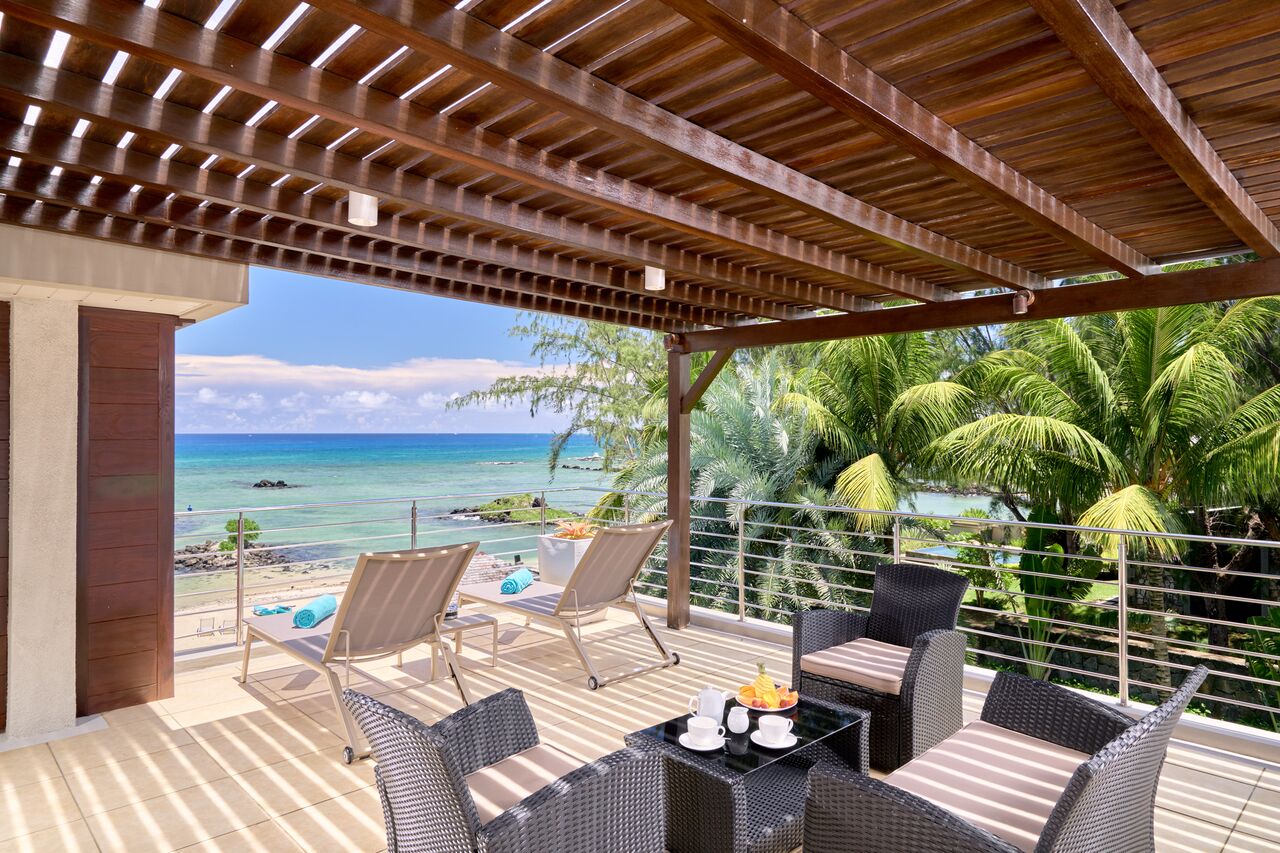 View of Luxury Penthouse Oasis | Sea View & Private Sauna Rentals