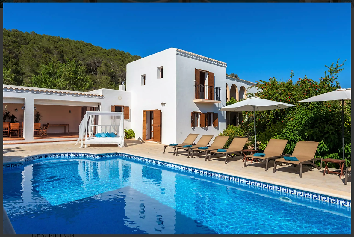 Typical Ibicenco Style For This Luxury Villa In Ibiza For 6 To 12
