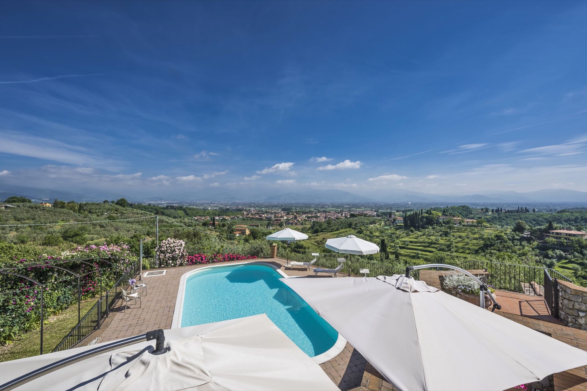 Tuscany Villa Rental Florence with private pool and view of the