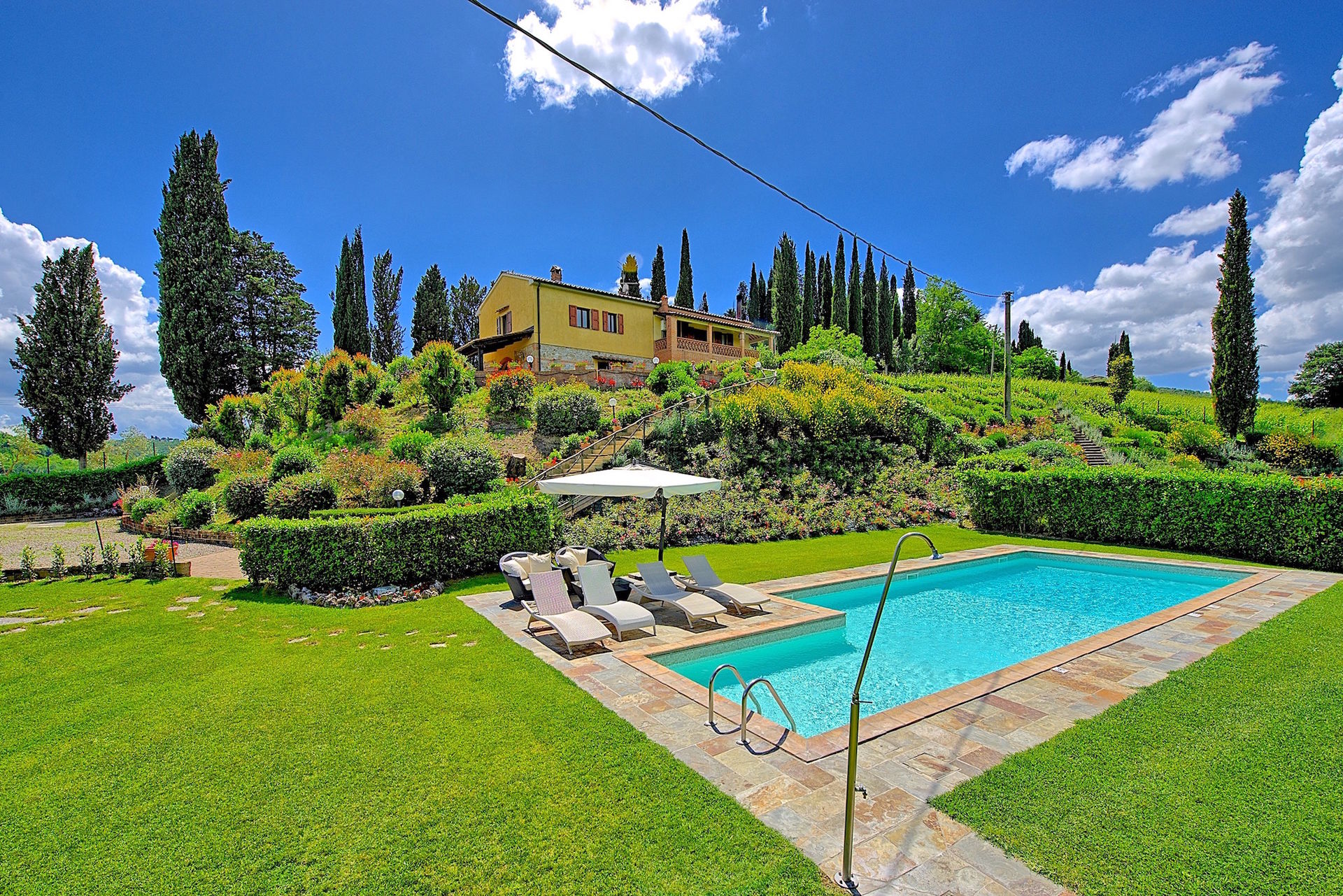 Tuscany Villa Rental Florence with private pool and 5km from San