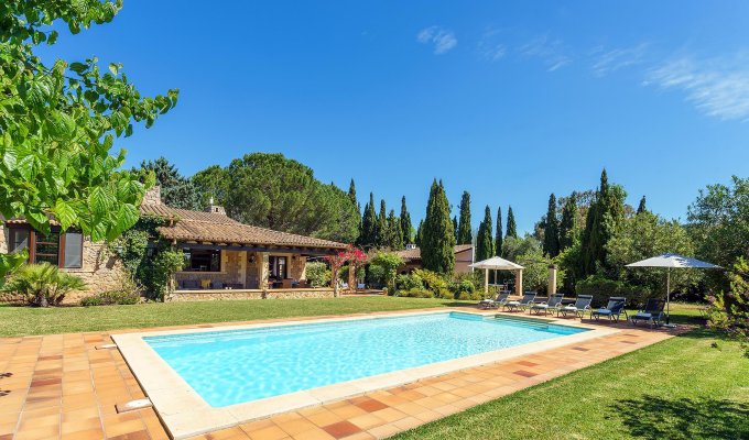 Balearic Islands Luxury villa rental Mallorca Pollença heated pool mountain view