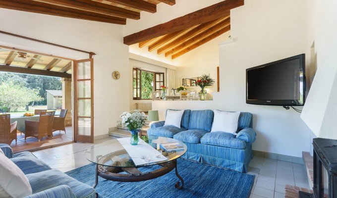 Balearic Islands Luxury villa rental Mallorca Pollença heated pool mountain view