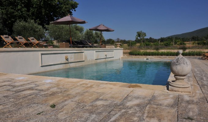 Provence Luberon luxury villa rentals with private heated pool and staff chef