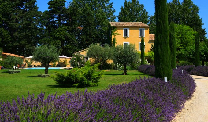 Provence luxury villa rentals Avignon with heated private pool
