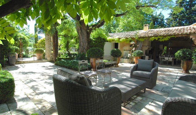 Rental Mas Luxe Luberon Provence private and heated swimming pool