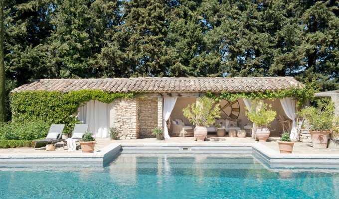 Rental Mas Luxe Luberon Provence private and heated swimming pool