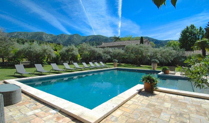 Rental Mas Luxe Luberon Provence private and heated swimming pool