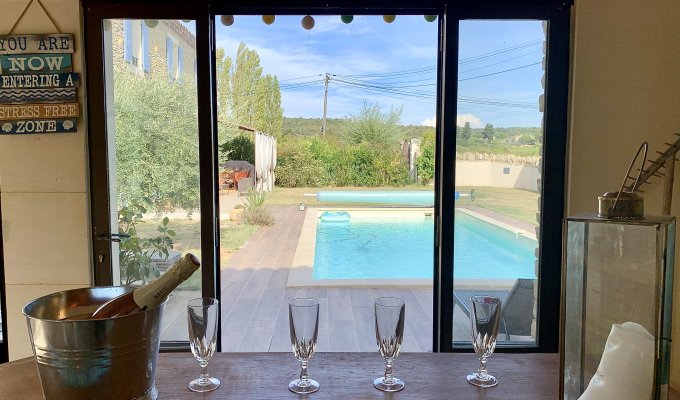 Provence Luberon luxury villa rentals with heated private pool