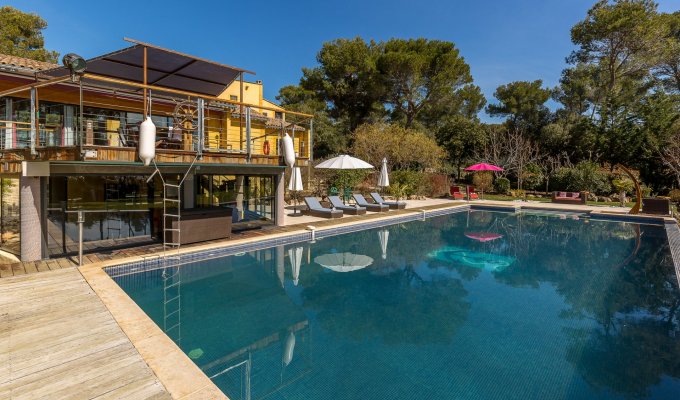 Provence Luxury villa rentals Aix en Provence heated private pool sauna