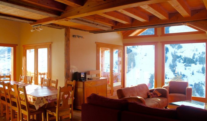 Vars Luxury Chalet Rentals ski slopes indoor pool spa