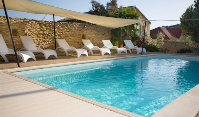 Provence villa rentals Mont Ventoux with heated private pool and spa