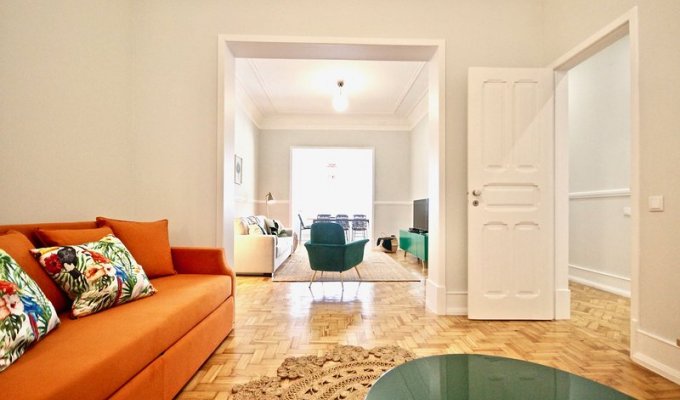 Lisbon Azul Apartment Holiday Rental with terrace close to Marquês do Pombal