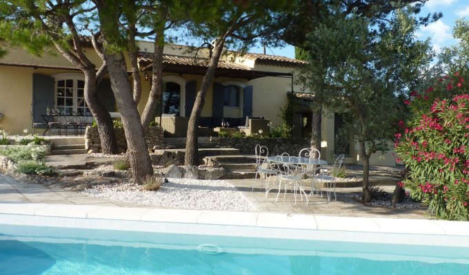 Saint Remy de Provence luxury villa rentals with heated private pool