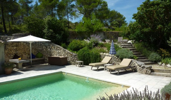 Saint Remy de Provence luxury villa rentals with heated private pool and staff