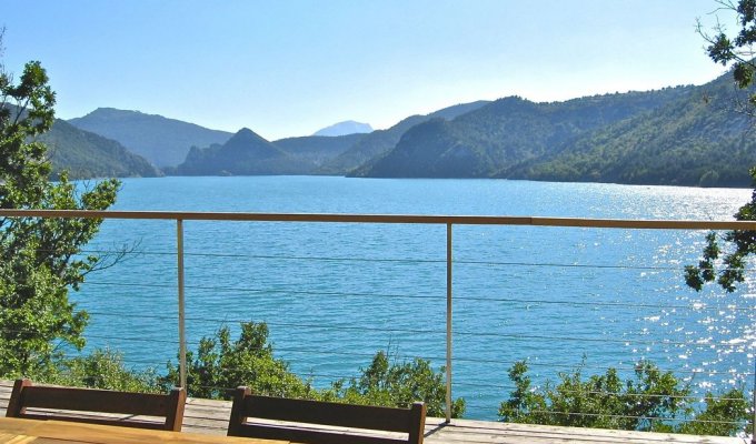 Provence Verdon Luxury Apartment Rental with view and private beach