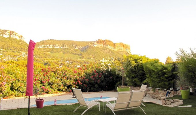 Provence Beaches villa rentals Cassis Cap Canaille with private pool