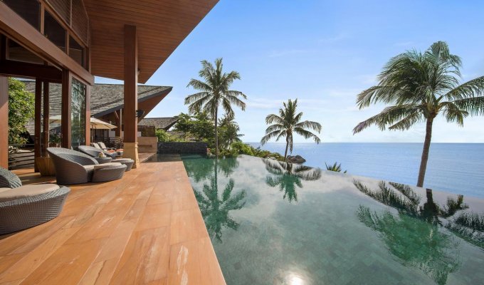 Thailand Beachfront Villa Vacation rentals in Koh Samui with private pool and access to private beach